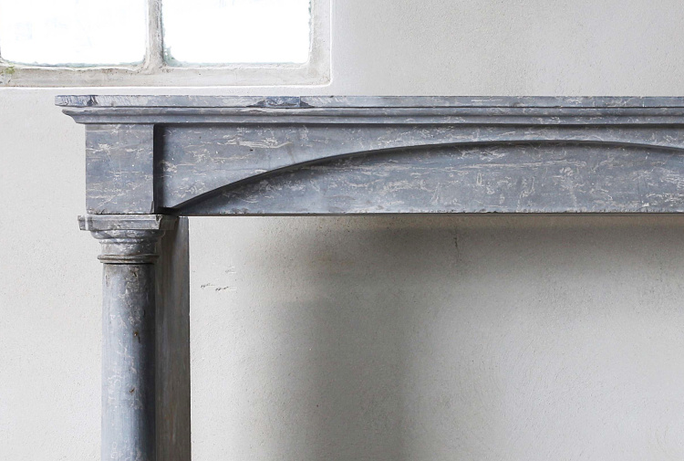 antique marble stone fireplace