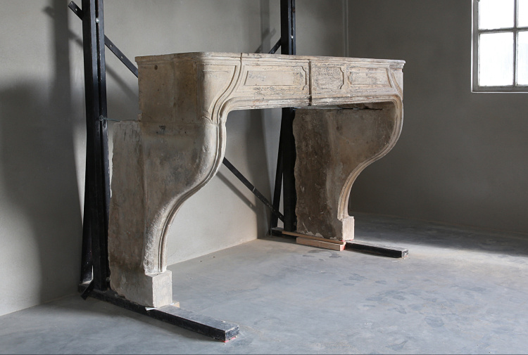 magnificent antique fireplace