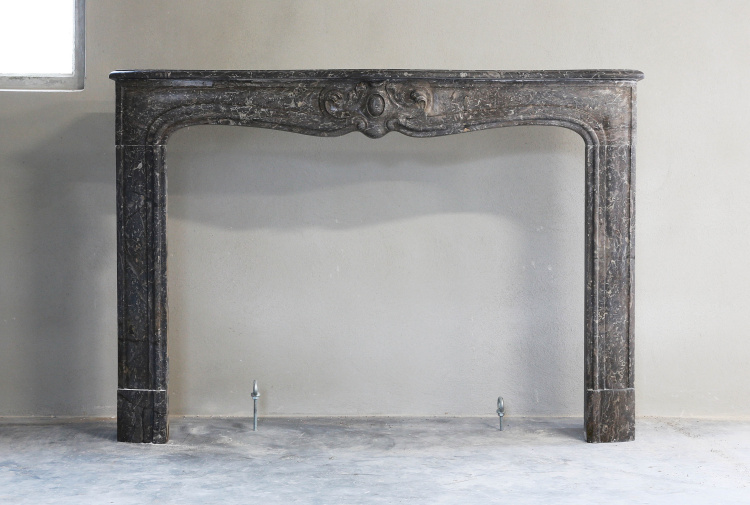 beautiful marble fireplace