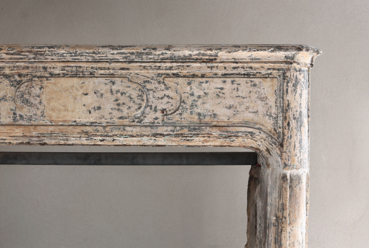 beautiful antique fireplace