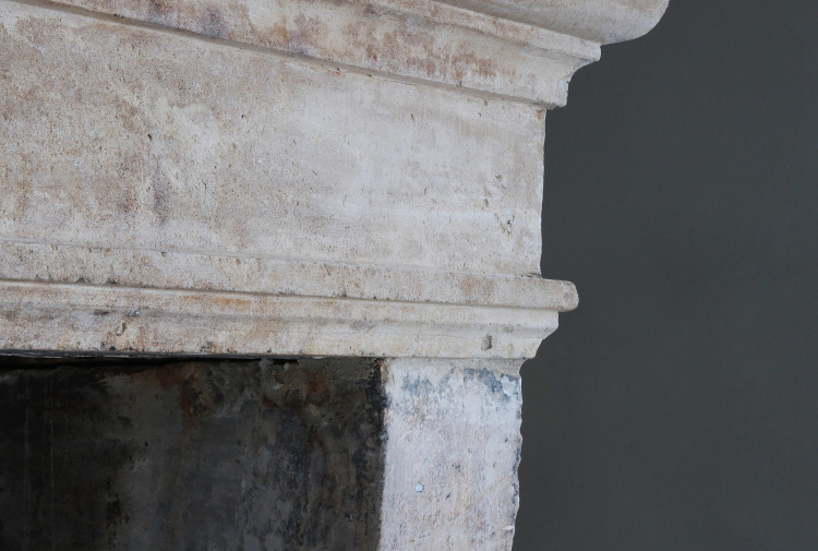 antique french castle chimney