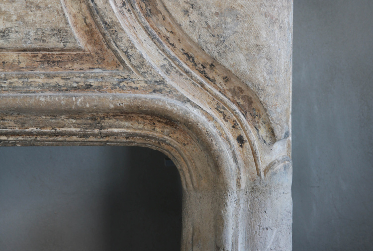 magnificent antique fireplace