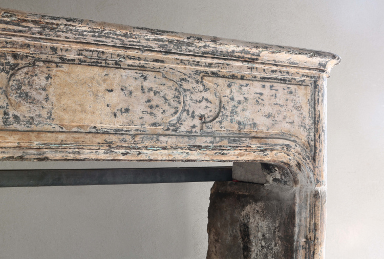 beautiful antique fireplace