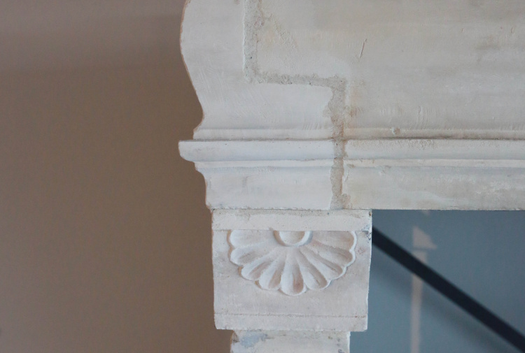 beautiful castle fireplace