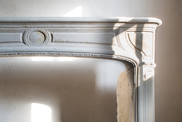 chic antique fireplace