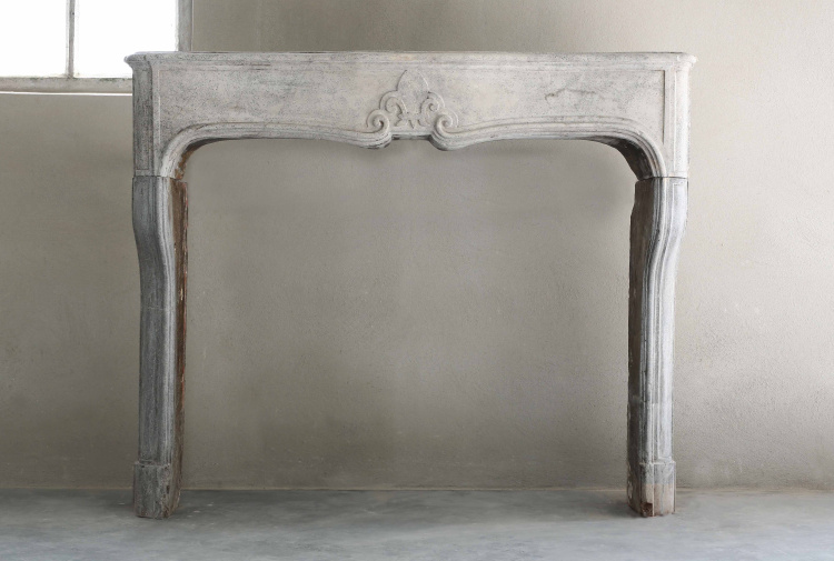 beautiful antique fireplace