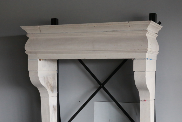 antique castle fireplace