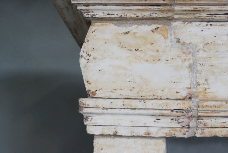 authentic antique fireplace