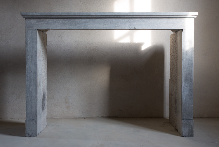 antique marble stone fireplace