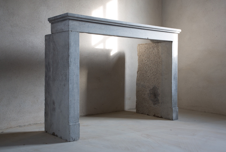 antique marble stone fireplace