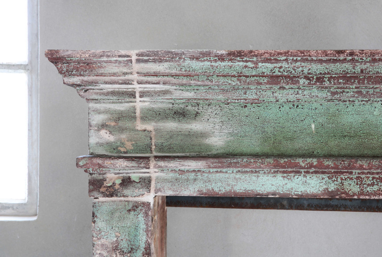 beautiful antique fireplace