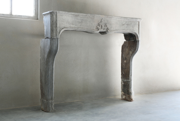 beautiful antique fireplace