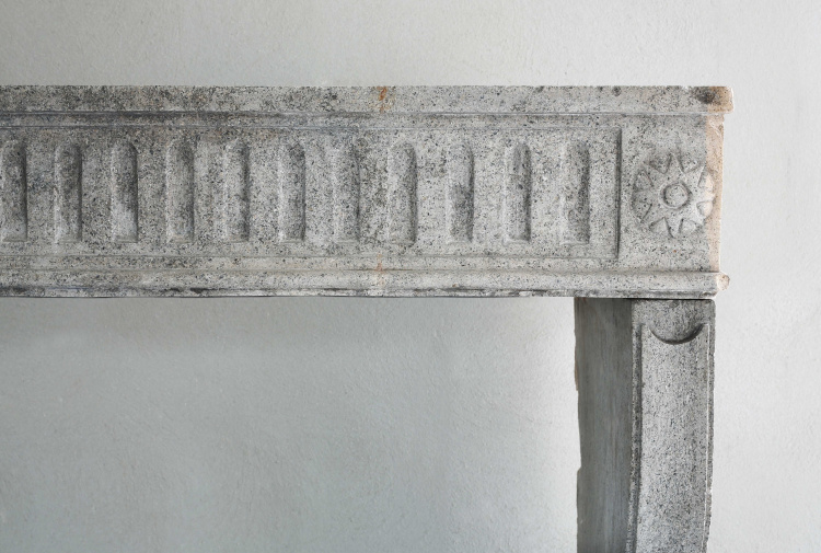 crafted antique fireplace