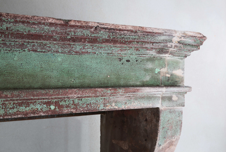 beautiful antique fireplace