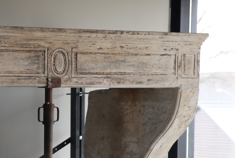 beautiful antique castle fireplace