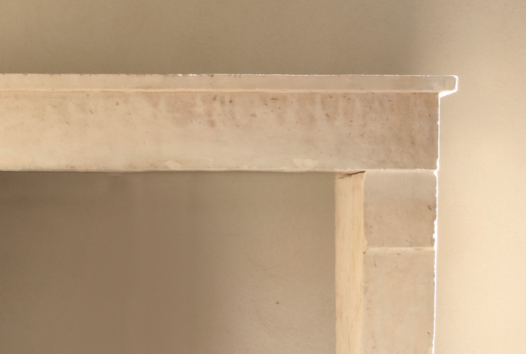 simple antique fireplace
