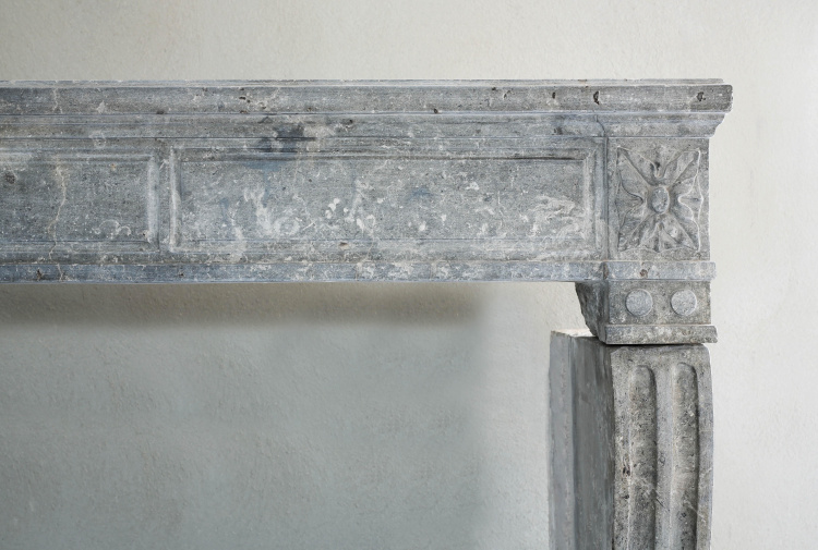 beautiful marble stone fireplace