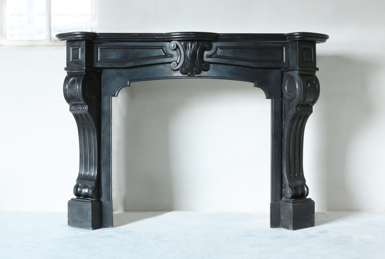 unique marble fireplace