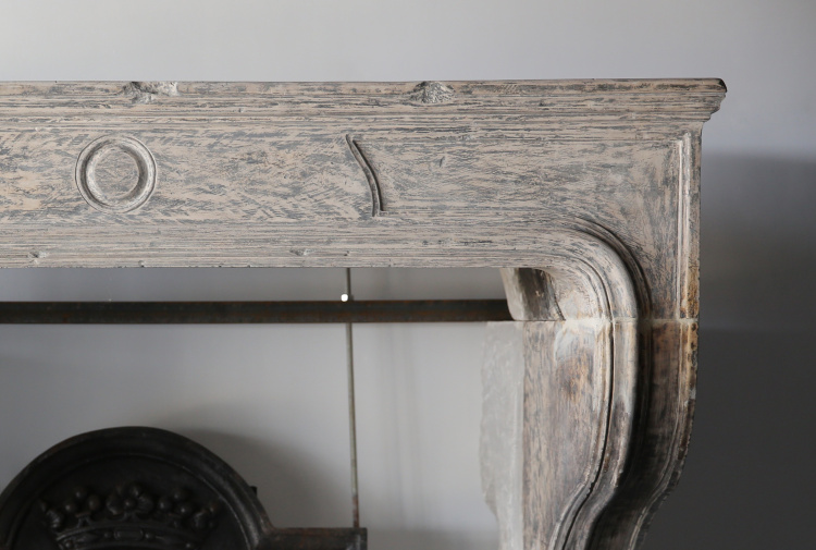 beautiful antique fireplace
