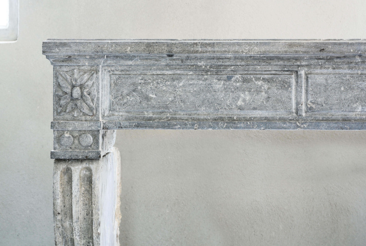 beautiful marble stone fireplace