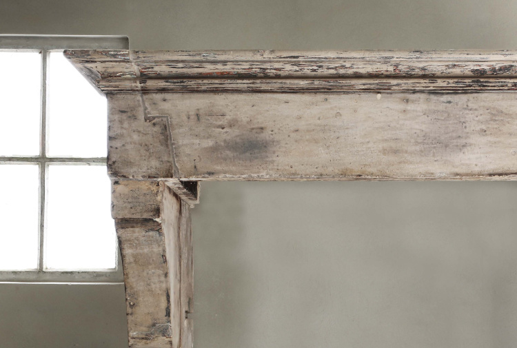 Authentic antique fireplace