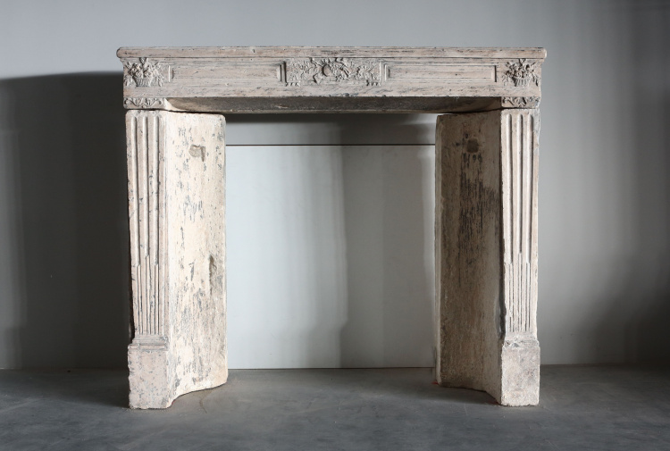 ornate antique fireplace