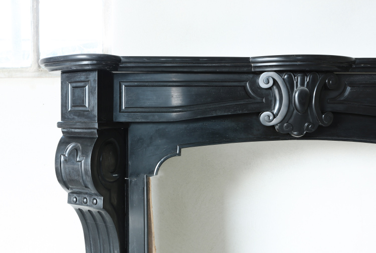 unique marble fireplace