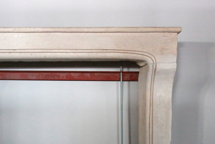 sober antique fireplace
