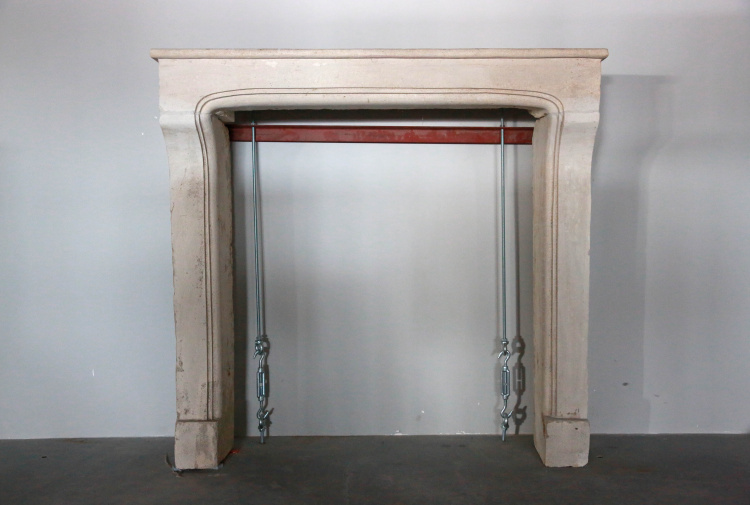 sober antique fireplace