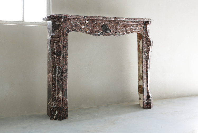 Antique fireplace Pompadour